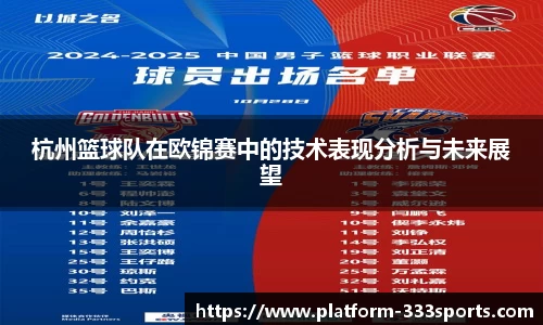 杭州篮球队在欧锦赛中的技术表现分析与未来展望